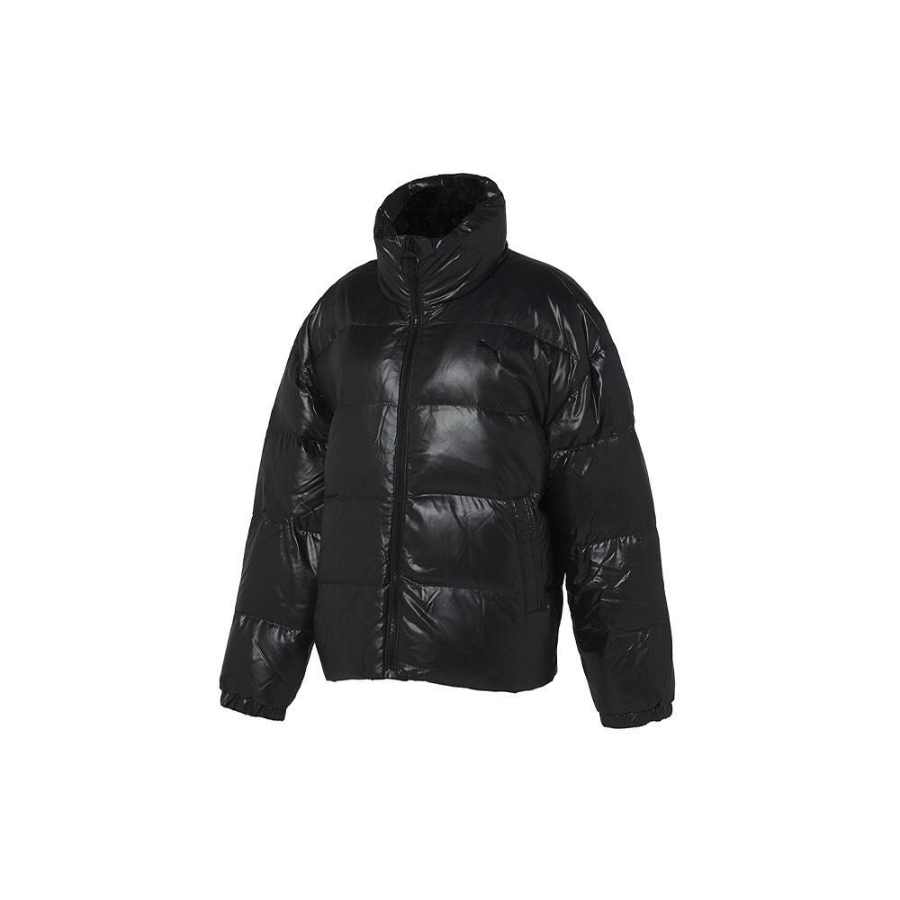 PUMA Glossy Short Down Jacket  Black  Kids  928655-01 S