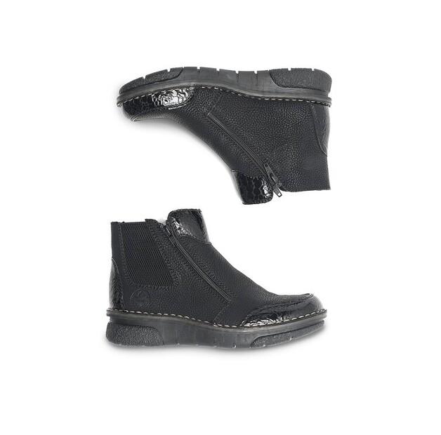 Rieker 73355-00 Ankle Boots, Black