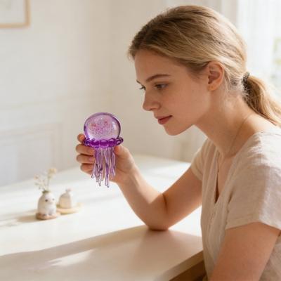 Octopus Gummy Ball Stress Relief Toy for Kids Adults Soft TPR Squeeze Toy with Swinging Tentacles Portable Anxiety Fidget Ball Sensory Toy Party Favor