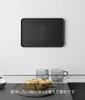 Yamazaki Jitsugyo (Yamazaki) Magnetic Tray Black W31.5 X D21 X H1.7cm Tower Floating Storage Obon Lunch Tray 1629