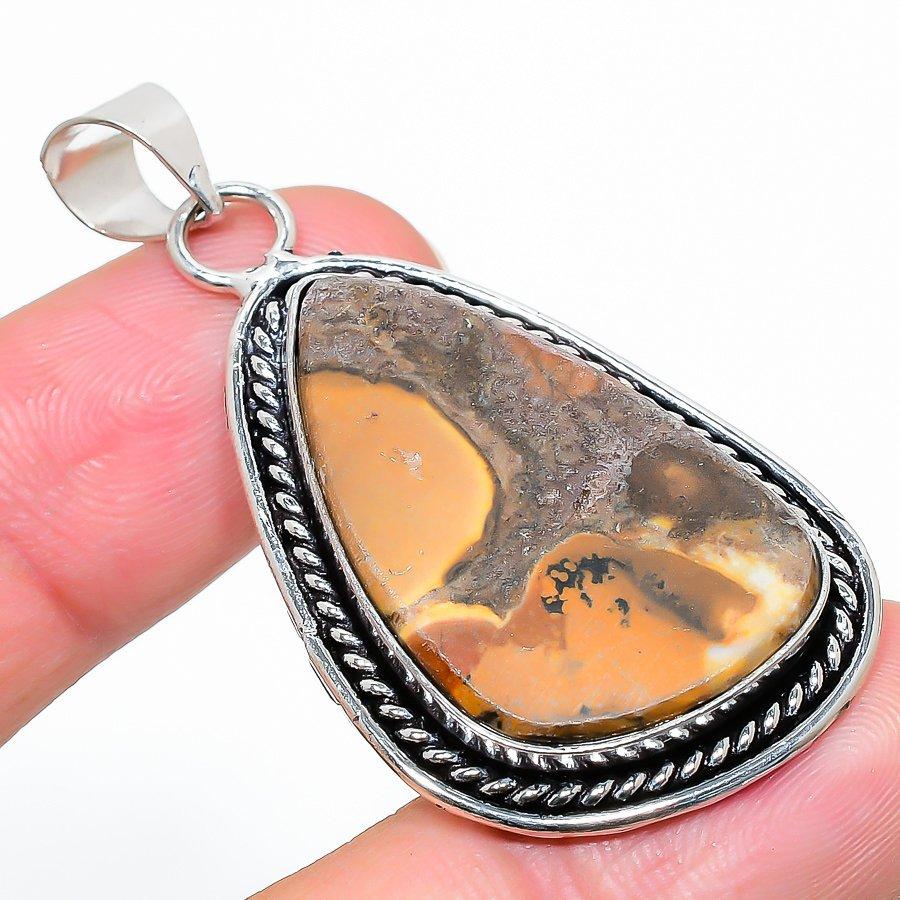 

Cobra Jasper Gemstone Handmade Ethnic Jewelry Pendant 2.09 SR-8839
