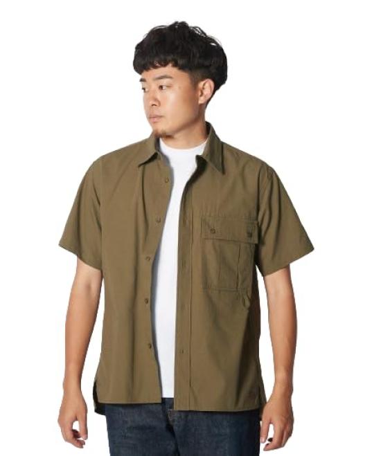 

Рубашка для активного отдыха TAKIBI Light Ripstop Shirt Khaki [Snow Peak] S/S