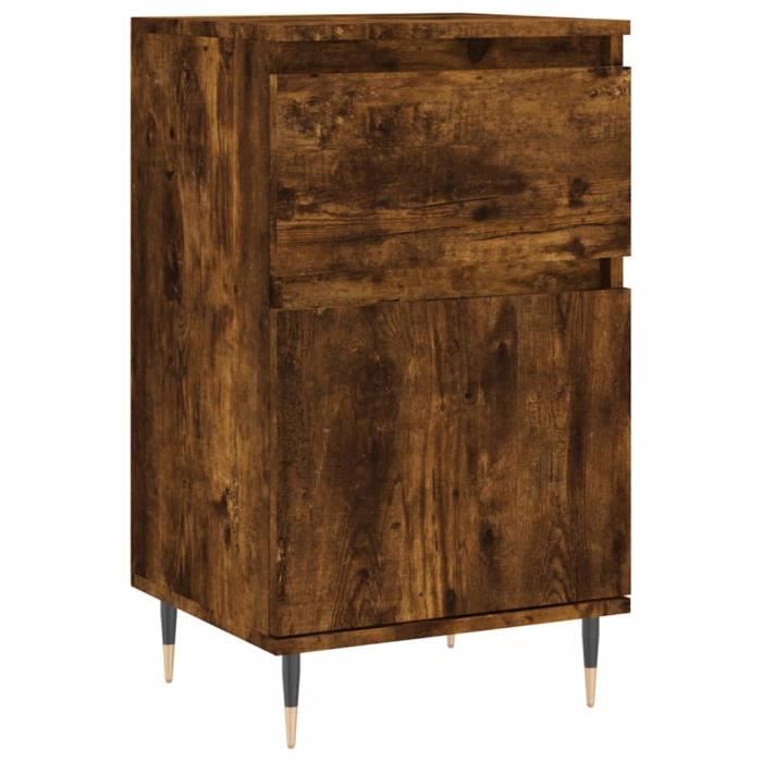 VidaXL Buffet chêne fumé 40x35x70 cm bois d'ingénierie 831142