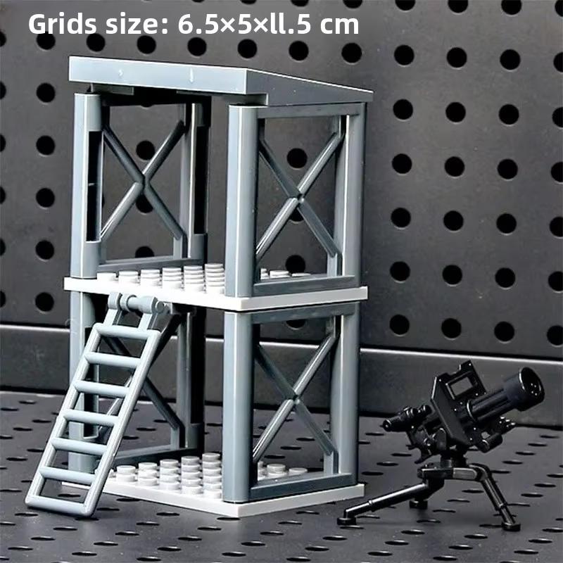 

WW2 MOC Military Scale Model Building Block Set Fortress Blockhouse German Cannon Soldier Vehicles Figure Weapons Accessorie Toy Brick T08