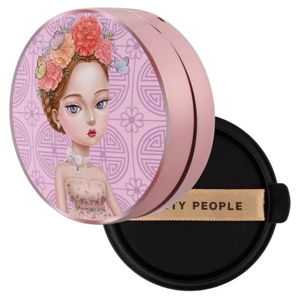 

[BEAUTY PEOPLE Iron Wall Girl] Season 16 Soy Milk & Protein Cream Ampoule Vitality Tone-Up Cushion Main Product + Refill (Random Case) Set No. 21