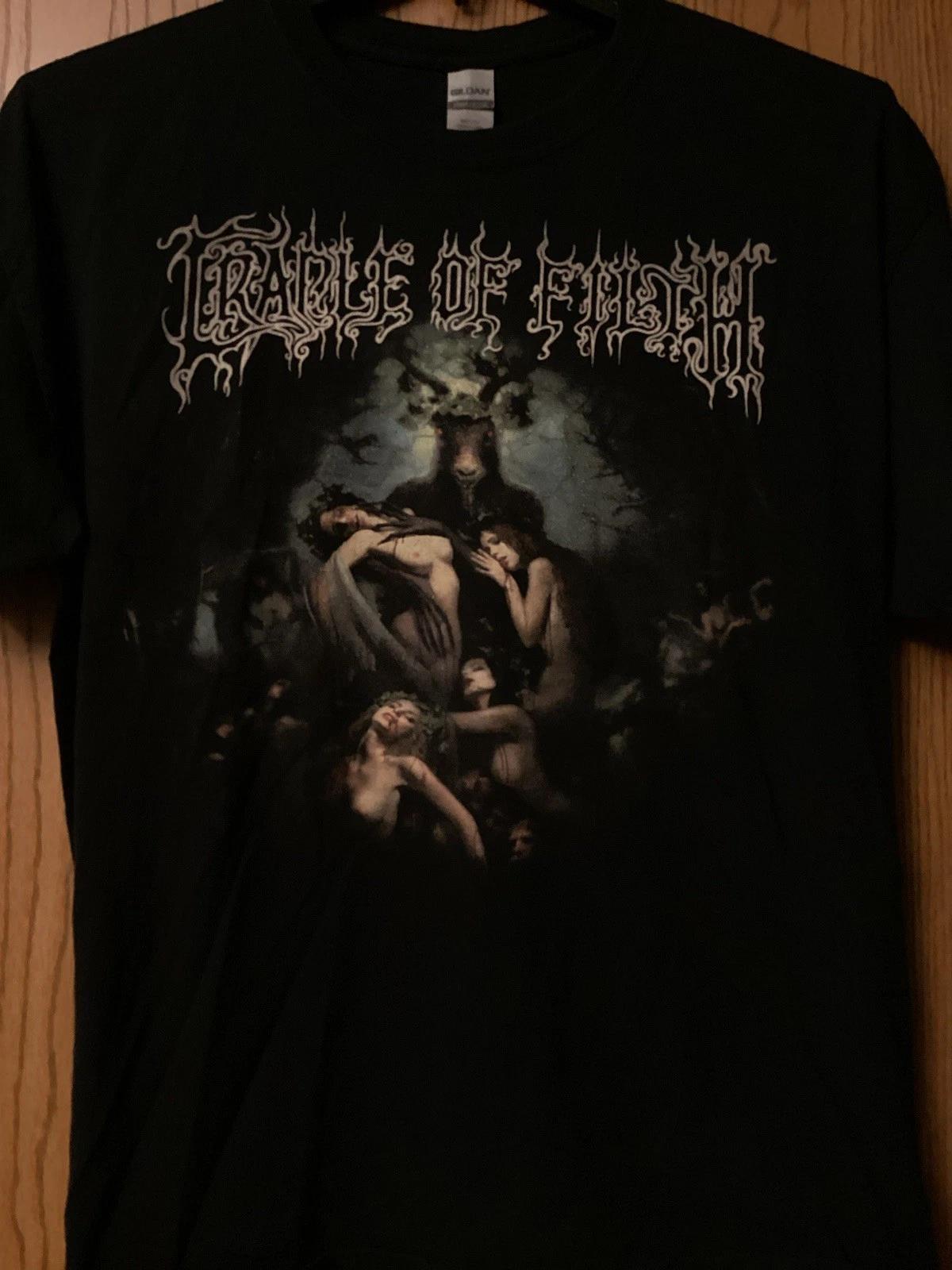 Cradle Of Filth - “Hammer Of The Witches” - 2015 Черная Футболка - Двусторонняя - XL S
