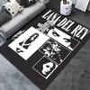Lana Del Rey Carpet Rug for Living Room Bedroom Home Sofa Decoration,Kids play Non-slip Floor Mat
