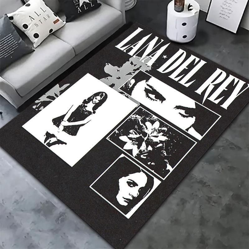 Lana Del Rey Carpet Rug for Living Room Bedroom Home Sofa Decoration,Kids play Non-slip Floor Mat