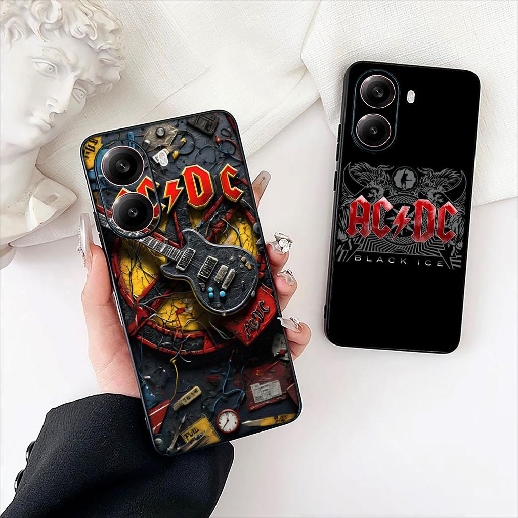 A-Acdc Poster Handyhülle für Samsung Galaxy A06 A05 A14 A50 A51 A52 A12 A13 A23 A70 A07 A25 A26 A72 A56 Hülle Case