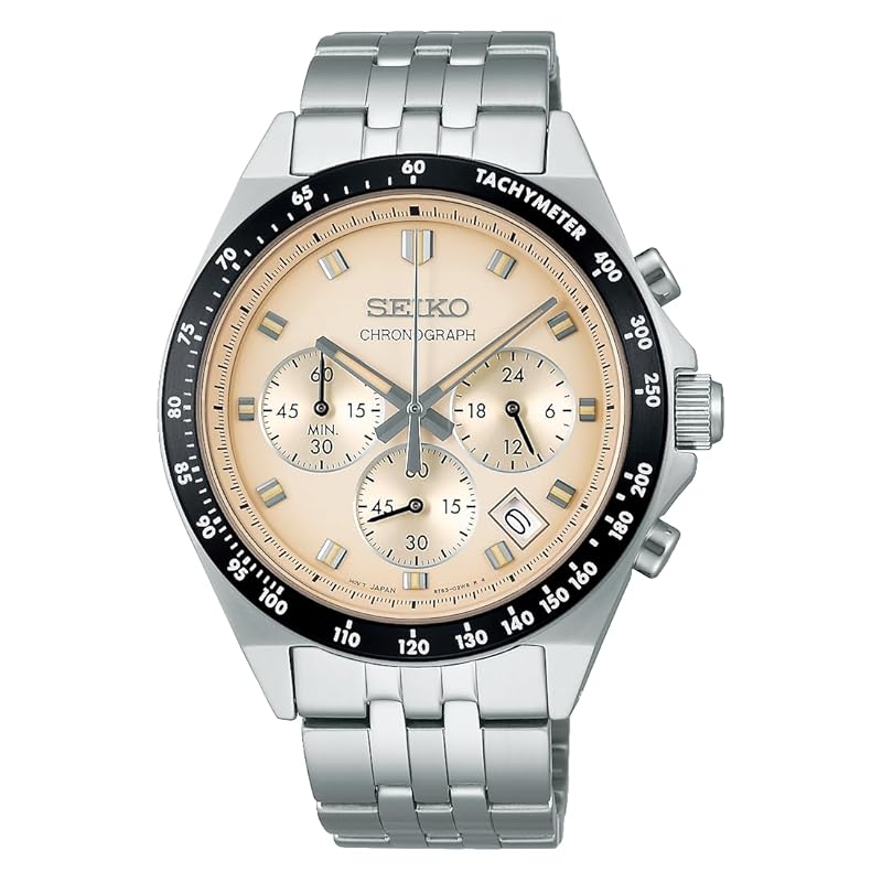 

[Часы Seiko] часы seiko выбор S серии кварцевый хронограф NEO VINTAGE SBTR045 мужские серебряные