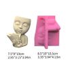 Vase Moulds Human Shape Silicone Material for Making Concrete Resin Flowerpot