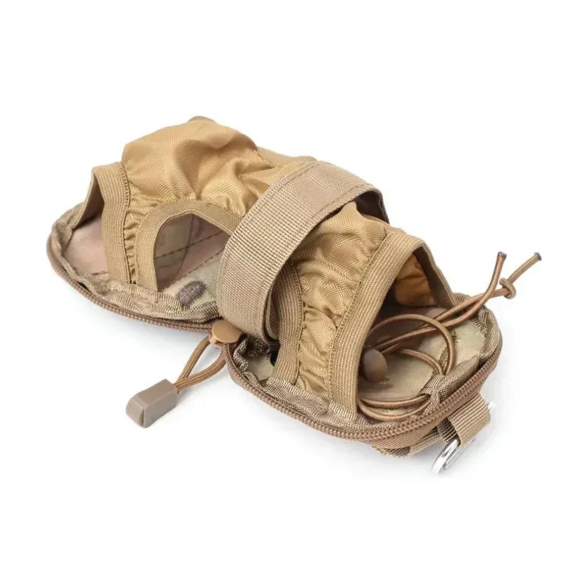 Molle Foldable Water Bottle Holder EDC Tool Pouch Outdoor Sports Camping Hiking Fishing Hunting Accessories Folding Waist Bag