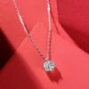 New 3 Carat Real Green Moissanite Pendant Necklace 100% S925 Sterling Silver Lab Diamond Gemstone Neck Chain Jewelry With GRA
