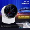 Digital Pointer Oil Pressure Gauge 7 Color Oil Pressure Meter Indicator with 0-10Bar Oil Pressure Sensor for Marine Yacht Boat