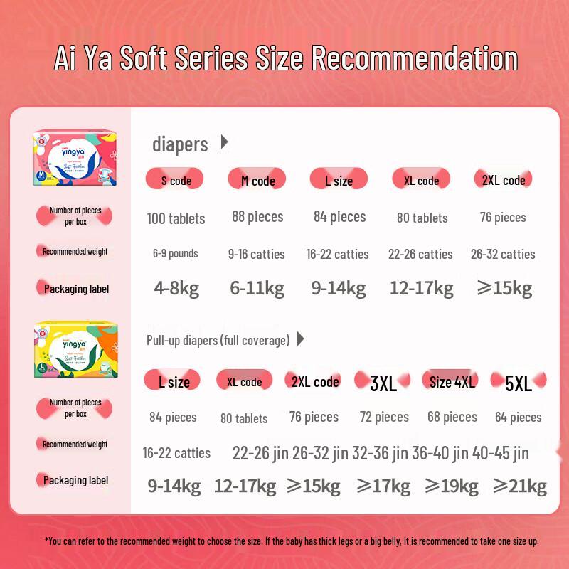 YINGYA Aiya Ultra-Thin & Breathable Baby Diapers