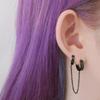 [1+1] Surgical Piercing Another Ring Chain 2 types, choose 1, one side for sale