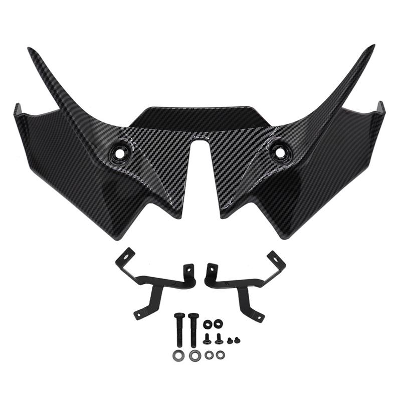 A90Q-For Kawasaki Z650 Z 650 -2024 Front Spoiler Fairing Winglet Aerodynamic Downforce Motorcycle Deflector