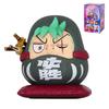 In Stock 6Cm One Piece Anime Q Version Figure Nika Luffy Zoro Sanji Cos Super Dharma Figurine Pvc Car Ornament Statue Model Toys