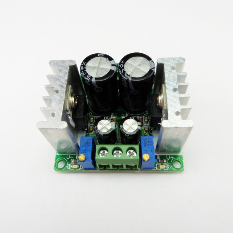 AC-DC Adjustable Converter Front-stage Positive Negative Rectifier Filter Board OP Amplifier Regulator Power Supply Module LM317