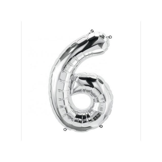 Realmax Folienballon Nummer 6