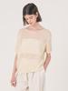 WEDNESDAY DELIGHT Wed_Volume Sleeve Knit Top_Beige