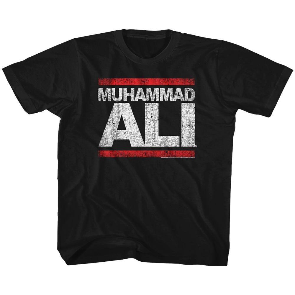 Kids Muhammad Ali Run Ali Black Icon Shirt XL