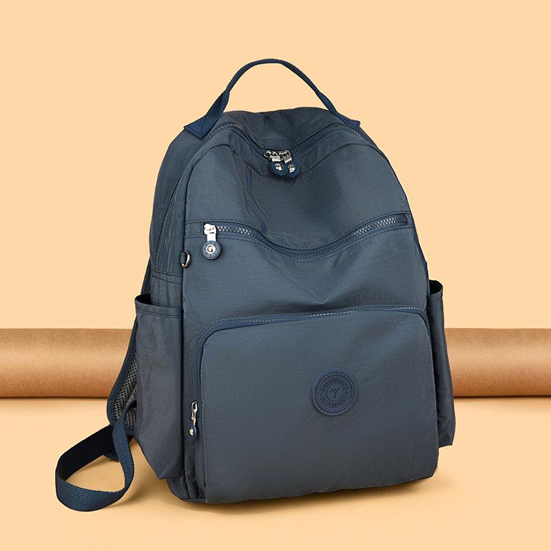 Backpack Large Capacity Women's Travel Backpack Nylon Student School Bag