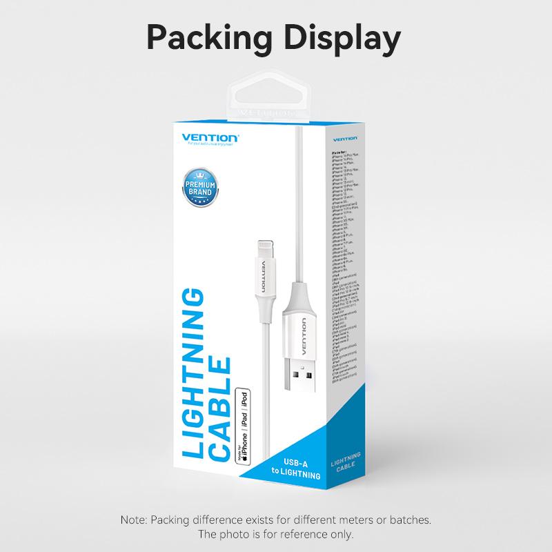 Vention Usb A To Lightning Iphone 12 Vention Mfi Charger Iphone