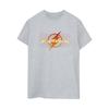 DC Comics Womens/Ladies The Flash Red Lightning Cotton Boyfriend T-Shirt