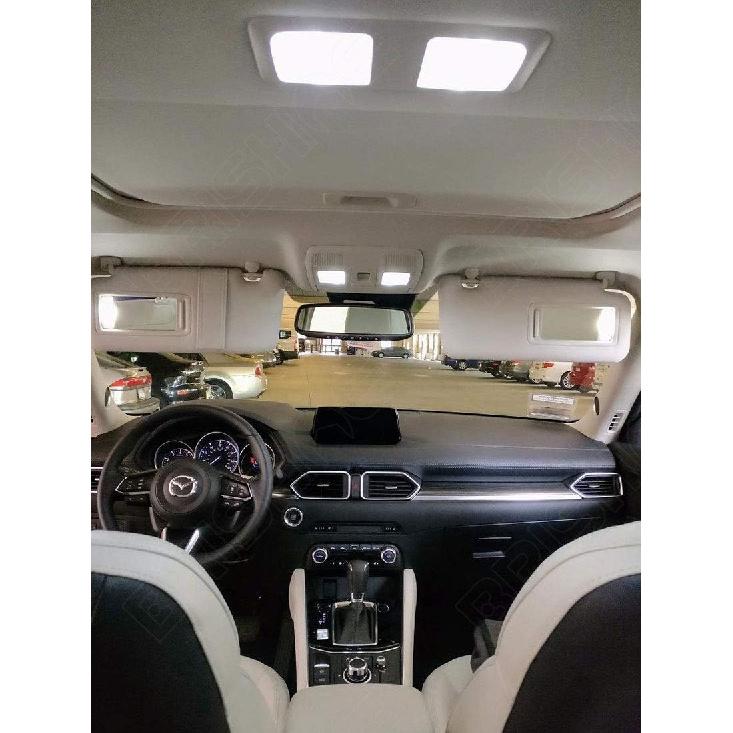 White Interior LED Lights Kit for Mazda CX-5 2013 2014 2015 2016 2017 2018     Super Bright 6000K LED Interior Light Bulbs Package + License Plate