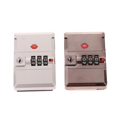 Metal Password Lock 3 Digit Combination Lock Travel Suitcase Luggage Chest Hardware Lock Coded Locker Gift Case Padlock