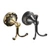 Decorative Brass Entryway Coat Hook Heavy Duty Metal Wall Mounted Hangers Simple Installs for Jackets Bags Homes Office