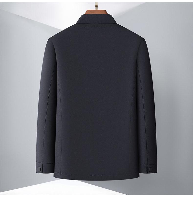 Men's Business Casual Down Jacket with Lapel - Warm Autumn/Winter Coat
