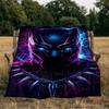 Black Panther Flight Blanket Flannel Throw for Sofa, Indoor, Camping, Living Room, Office, Chair, And Bed Soft Birthday Gift