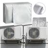 Air Accessories Air Condition Cover Dust Cover Silver Sunscreen Air Conditioner Outer Covers Air Conditioner Protect