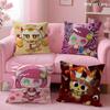 Cartoon P-Pepoyos Cushion Cover Summer Coolness Linen Fabric Double-Sided Printing Pillow Case Sofa Home Decor Gift