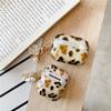 Leopard Print Shell Pattern for AirPods Pro Apple 2/3 Generation Bluetooth Wireless Headset Cover Pearl Shell Pendant