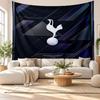 Arazzo da Parete Tottenham Hotspur, Appeso a Parete in Tessuto Morbido, Sfondo Decorativo per Camera da Letto Arte Murale per la Casa