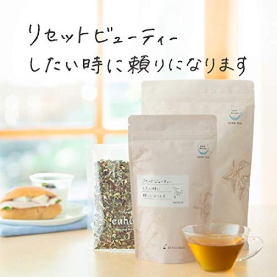 enherb herbal tea teabags you want to reset your x 30 pcs decaffeinated "When beauty"