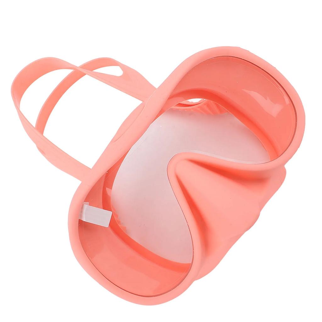 Diving Goggles Silicone Foldable Large View Tempered Glass Portable Anti Fog Swimming Goggles