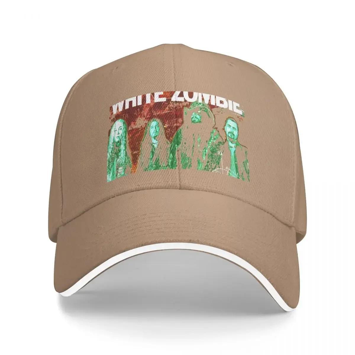 

White Zombie Classic Baseball Cap Streetwear Sun Cap fishing hat Ladies WoUnisexs
