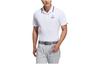 Polo Shirts Men's White Polo Collar Moderate Straight Fit HA1324