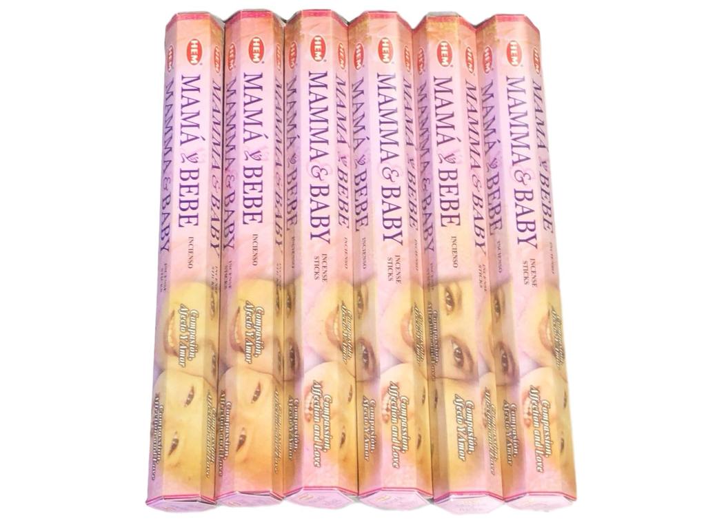 HEM Mama Baby Stick Incense 6 Boxes &