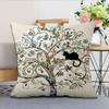 Cute Black Cat Printed Pillowcases Office Car Sofa Bed Cushion Cover Home Bedroom Decoration