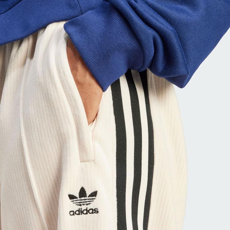 Adidas Originals Premium Beckenbauer Luxe Track Pants With Three Stripes And Elastic Waist Women Bottoms Wonder-White IY2911
