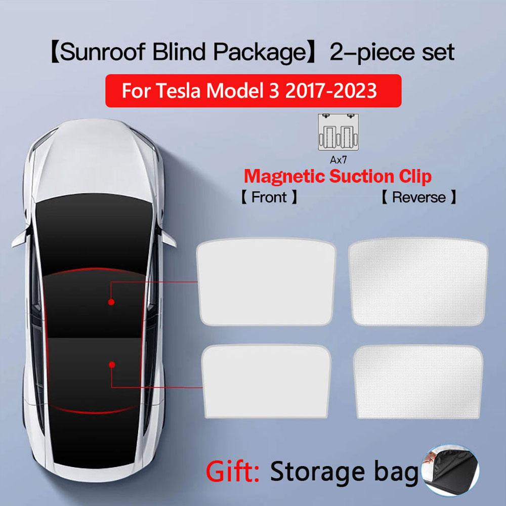 2026 Für Tesla Model Y Juniper Sonnenschutz Magnetischer Saugnapf Sonnen dach Wabenmuster Sonnenschutz Modell 3 Highland Dachfenster Zubehör