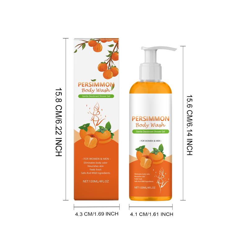 Nourishing Body Wash With Orange Fragrance, Gentle Cleansing And Moisturizing, Refreshing And Hydrating Body Wash