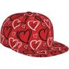 Happy Valentines Day Hearts Baseball Cap for Men Women Adjustable Trucker Hat Snapback Sun Dad Cap Lightweight Unisex for Summer