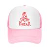 Dakar Rally Print Mesh Baseball Cap Unisex Adjustable Snapback Caps Summer Breathable Sun Visor Hat Trucker Hats