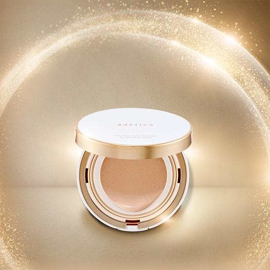 Atomy Adelica The New Gold Collagen Ampoule Cushion with Refill (5 Colors) SPF 40 PA++ 14g*2EA